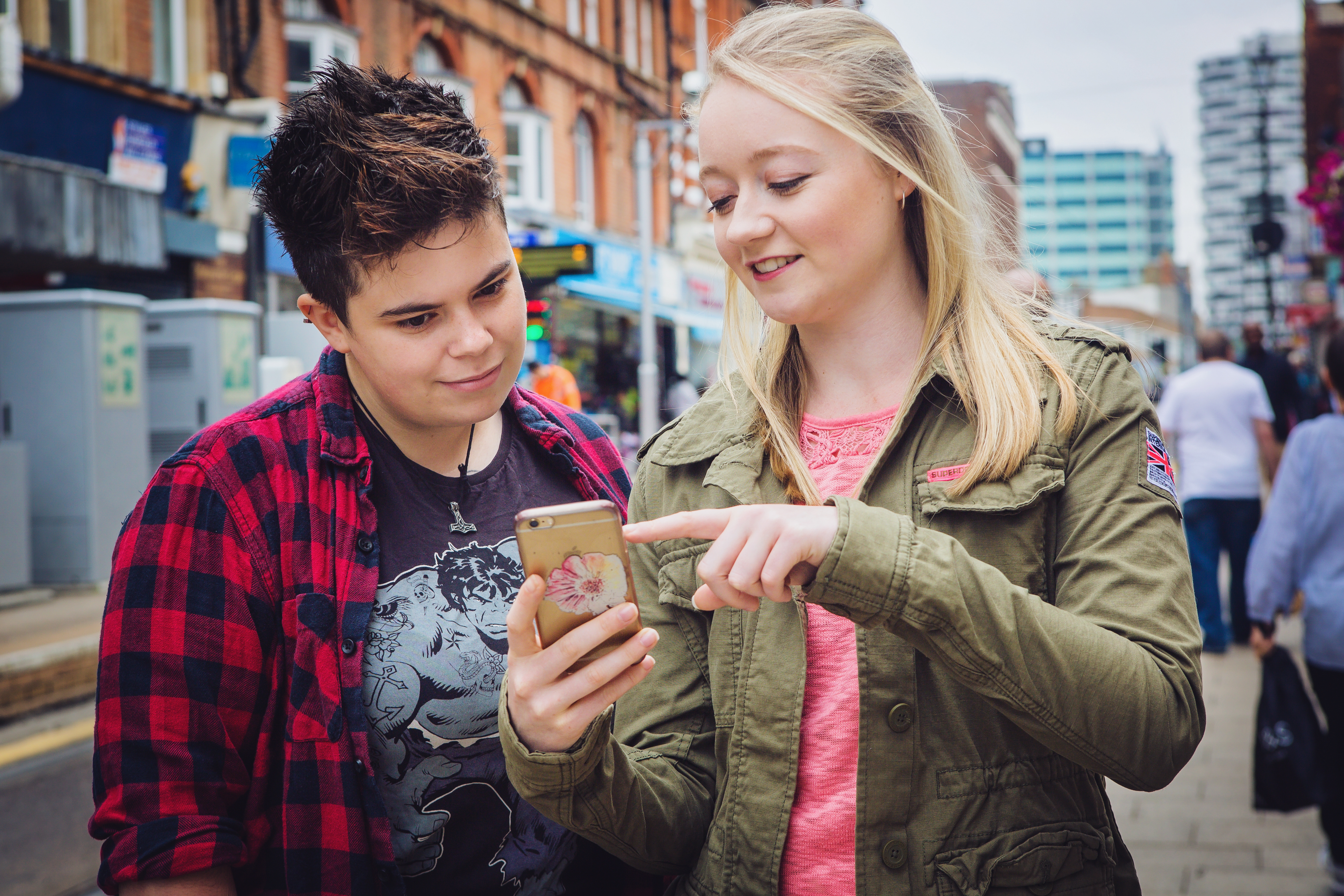 Young people mobile phone
